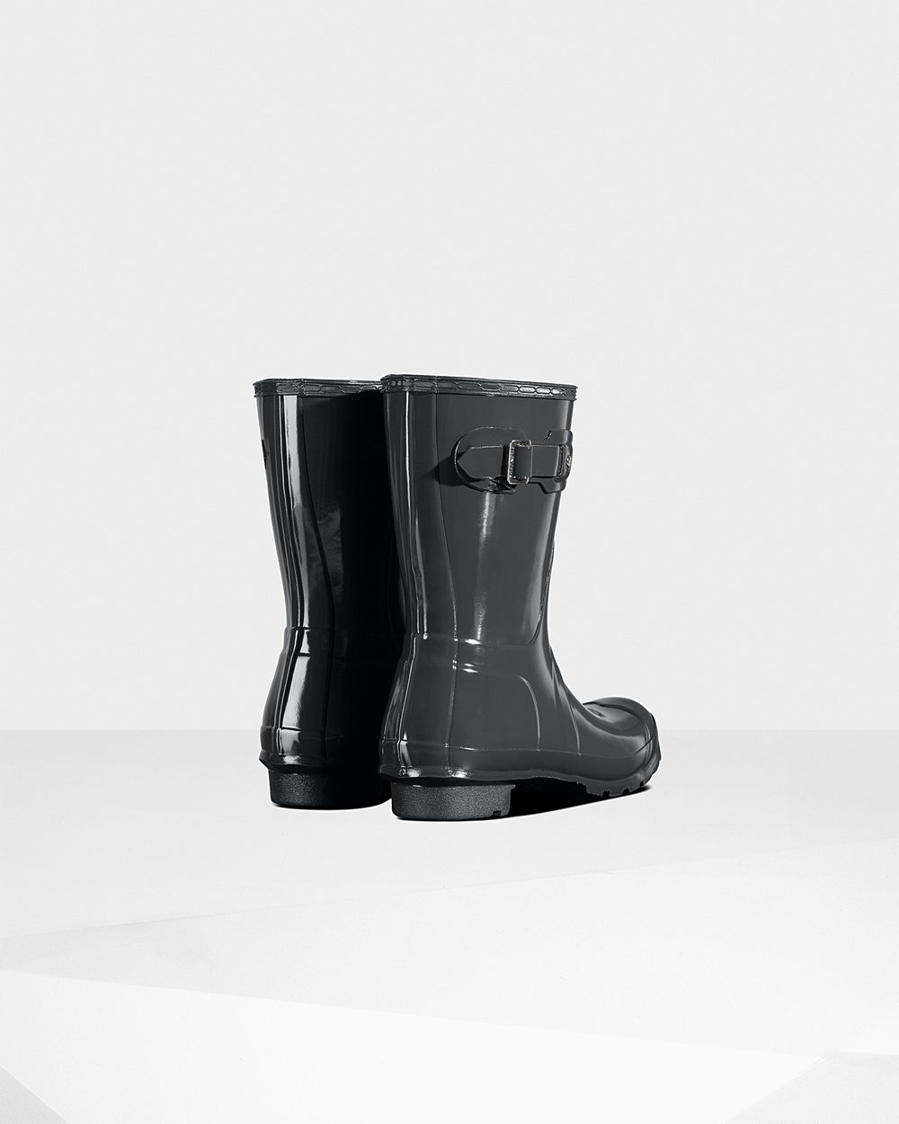 Hunter Mujer Original Gloss - Botas de Lluvia Verde Oscuro - 592-XTDHWP